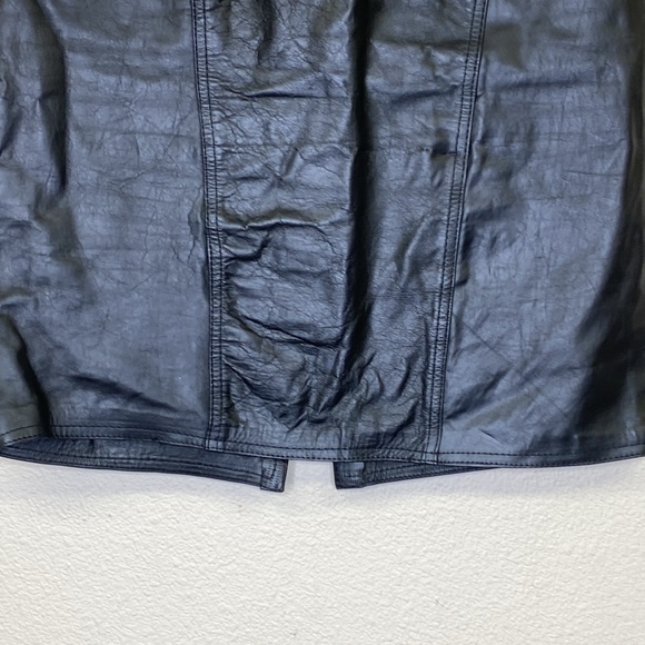 Vintage Leather Skirt Size 11/12 - Picture 3 of 11